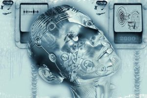 cyborg depitction of artificial intelligence